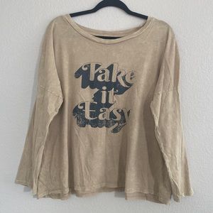 Take It Easy Graphic Long Sleeve